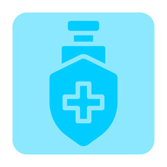 Obraz premium medic vector, clip art, and symbol. Flat design of medical concept and simple design