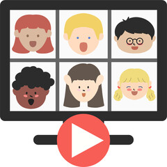 화상채팅 세계 어린이 미팅