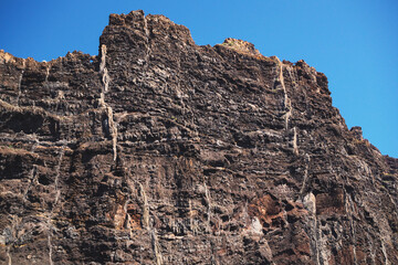 Huge cliffs in Los Gigantes, Tenerife 
