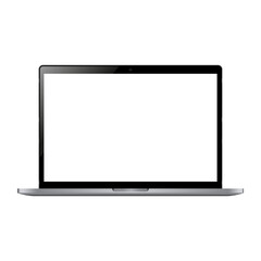 laptop isolated on white background