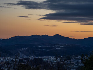 Fototapeta premium 気仙沼の夕景