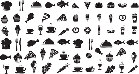 vector set of food icon