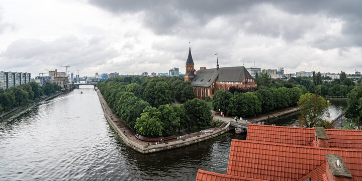 Kant Island Cathedral in Brick Gothic style