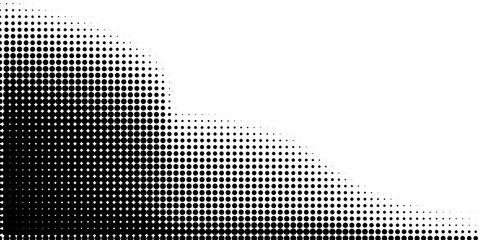 Halftone border website. Drop separator effect. Wave black gradient dot divider. Pixel graphic frame. Half tone png