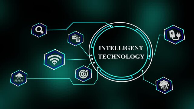 Intelligent Technology ecosystem highlighting smart automation, AI-driven connectivity, secure cloud platforms, and high-performance digital networks.