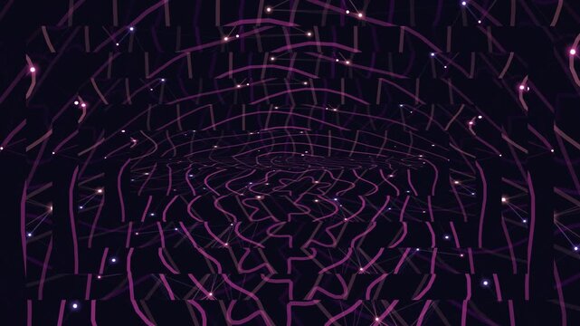 A sleek blue digital vector illustration of a modern electronic circuit board pattern with stars, representing a high-tech computer motherboard system and data connection network design