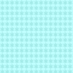 Fototapeta premium Seamless soft turquoise floral pattern with delicate leafy motifs. Elegant pastel background ideal for wallpaper, fabric, wrapping paper, textile print and modern surface design.