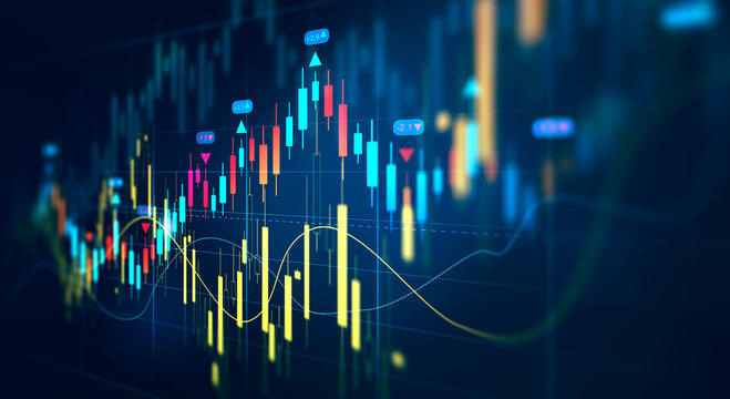 Investment finance chart,stock market business and exchange financial growth graph. Price graph and indicator. Stock market invest and crypto currency.	
