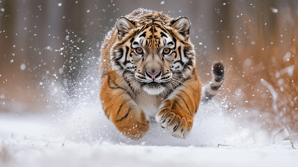 Obraz premium Tiger in action
