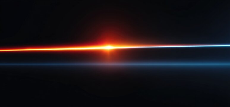 Vivid light beams create a dynamic visual effect