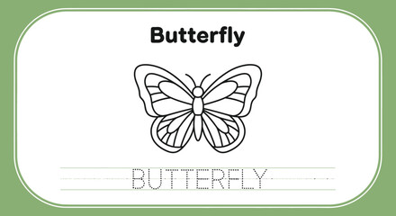 Butterfly Coloring Page for Kids