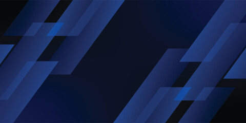 Obraz premium Abstract Blue Geometric Background with Diagonal Shapes