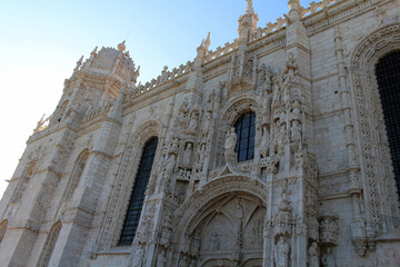 Fototapeta premium Jeronimos Monastery Mosteiro dos Jeronimos in Belem District August 2024