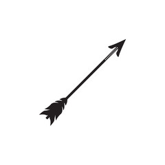 Bow arrow vector icon. Bow arrow sign