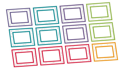 Gemini said

A collection of colorful antique gold and wooden frames with blank white space for art photography or gallery wall decoration isolated on a white background