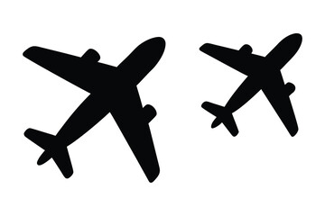 Airplane icon. Airplane sign and symbol. Flight jet. Vector illustration