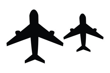 Airplane icon. Airplane sign and symbol. Flight jet. Vector illustration