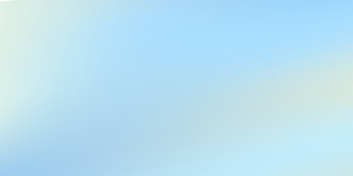 Beautiful Flowing Summer Color Abstract Background. Sky blue and cream gradient mesh background. Refreshing abstraction artwork.