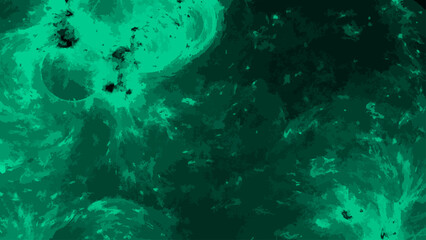 Fototapeta premium Vector Mysterious, glowing, green abstract background, evoking a sense of the cosmos, energy, ethereal ambiance, and artistic expression, offering a visual journey of exploration and imagination