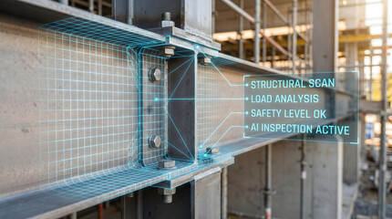 Smart AI Structural Inspection and Safety Analysis of Steel Joint
