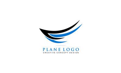 Fototapeta premium wings logo concept design plane logo