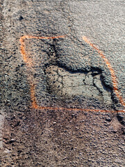 road problem, winter road error, car problem © Fulop