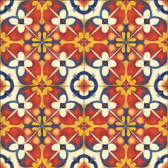 Fototapeta premium vector illustration hires Collection of High-Resolution Abstract Seamless ornament Patterns with Diverse Designs and Textures
