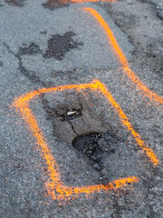 road problem, winter road error, car problem © Fulop