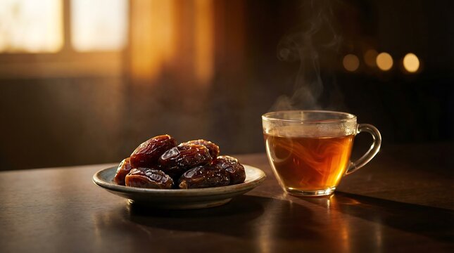 Nabez dan buah kurma. Nabez adalah air kurma yang terdiri dari rendaman buah kurma di dalam air selama 1 malam.
