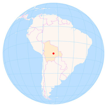 Location Map of Viru Viru Int. Airport (Santa Cruz, Santa Cruz, Bolivia). IATA-code: VVI. No labels at all.