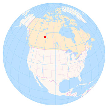 Location Map of Fort Mcmurray Airport (Fort Mcmurray, Alberta, Canada). IATA-code: YMM. No labels at all.