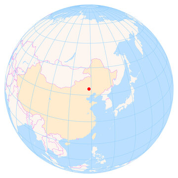 Location Map of Chifeng Airport (Chifeng, Inner Mongol, China). IATA-code: CIF. No labels at all.