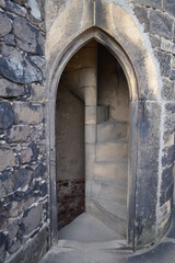 Obraz premium Późnogotycki zabytkowy Zamek Grodziec. gmina Zagrodno, Dolny Śląsk, Polska, Europa