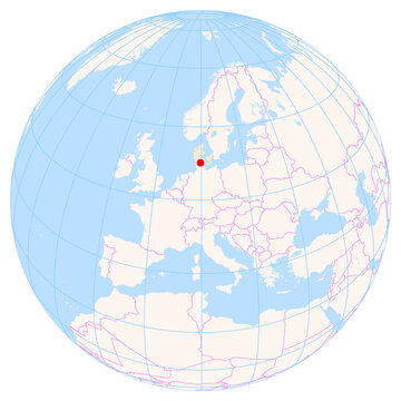 Location Map of Sonderborg Airport (Soenderborg, Syddanmark, Denmark). IATA-code: SGD. No labels at all.