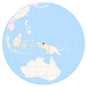 Location Map of Frans Kaisiepo Airport (Biak, Papua, Indonesia). IATA-code: BIK. No labels at all.