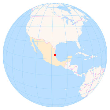 Location Map of Tampico Int. Airport (Tampico, Tamaulipas, Mexico). IATA-code: TAM. No labels at all.