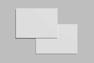 Certificate Mockup Blank 3D Render