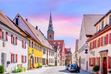 Fototapeta premium Altstadt, Wolframs Eschenbach, Deutschland 
