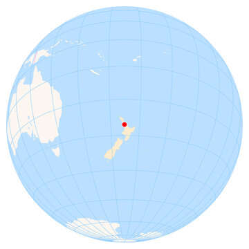 Location Map of Auckland Airport (Auckland, Auckland, New Zealand). IATA-code: AKL. No labels at all.