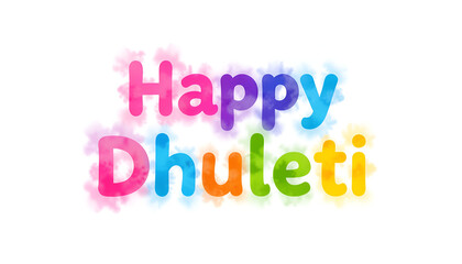 Color Splash Festival Art &ndash; Happy Dhuleti Design