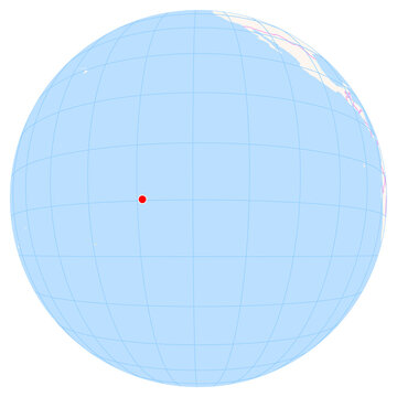 Location Map of Hiva Oa-Atuona Airport (Hiva-oa, Marquesas Islands, French Polynesia). IATA-code: AUQ. No labels at all.