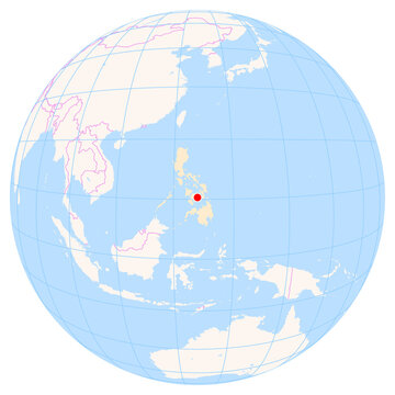 Location Map of Mactan&ndash;Cebu Int. Airport (Cebu, Lapu-Lapu, Philippines). IATA-code: CEB. No labels at all.