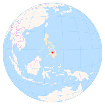 Location Map of Laguindingan Int. Airport (Cagayan de Oro City, Misamis Oriental, Philippines). IATA-code: CGY. No labels at all.