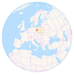 Location Map Zielona GoraBabimost Airport
