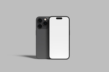 Phone Mockup Blank 3D Render