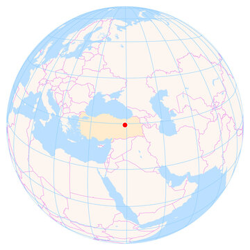 Location Map of Erzincan Airport (Erzincan, Erzincan, Turkey). IATA-code: ERC. No labels at all.
