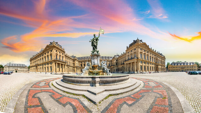 Altstadt, W&uuml;rzburg, Deutschland 