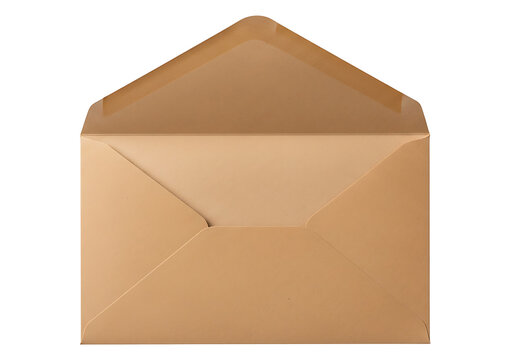 A light-brown envelope with a triangular flap, sealed and facing forward, possibly containing a letter or document, Whisk image reference