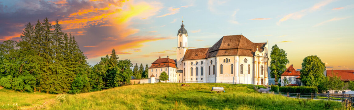 Wieskirche, Steingaden, Bayern, Deutschland 