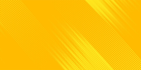 Top Retro comic yellow background raster gradient halftone effect dotted speech shine © Srijayanti